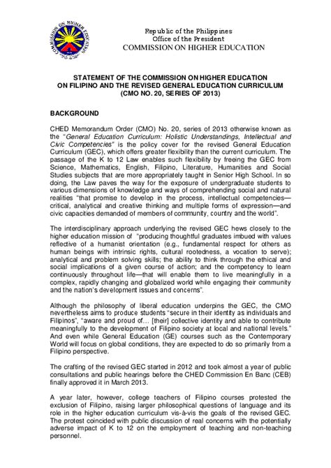 cmo 20 series of 2013 pdf|(PDF) CMO 20 s2013 .